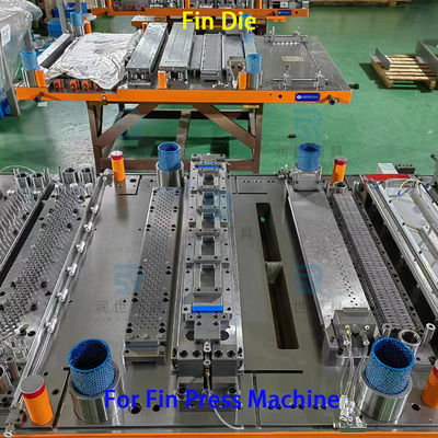 Harga yang bagus High Speed Fin Die And Fin Press Line Untuk Memperset Foil Aluminium on line