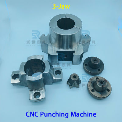 قیمت خوب قطعات ماشین برش سوراخ CNC سه فک چک برای لوله تهویه مطبوع آنلاین